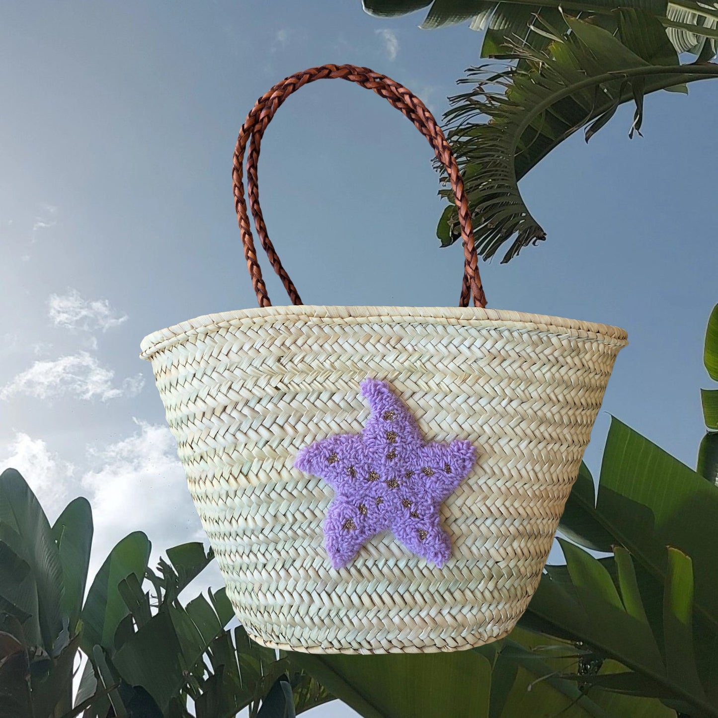 Strandtasche "SEESTERN" in flieder