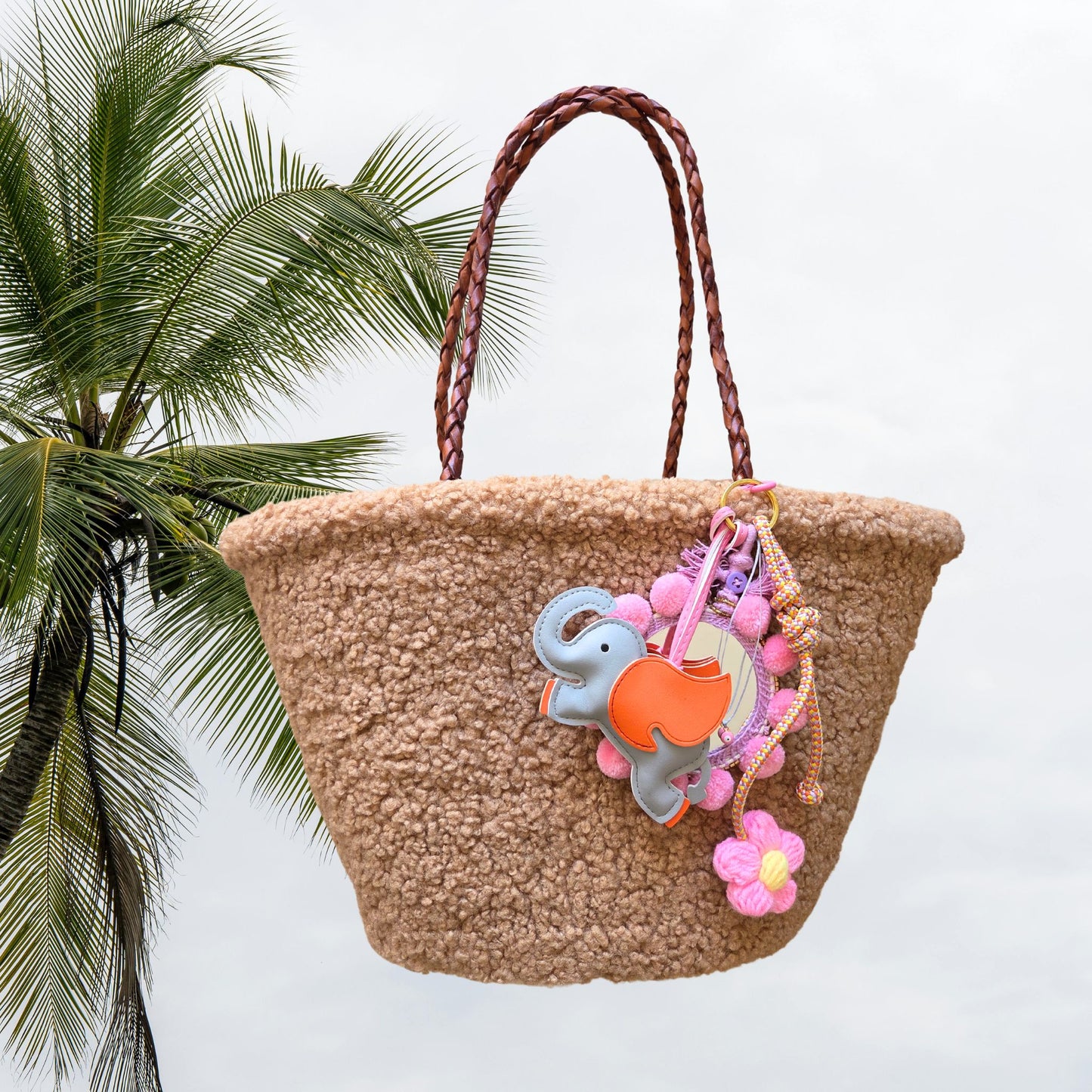 BAG CHARM - POMPOM Taschenanhänger