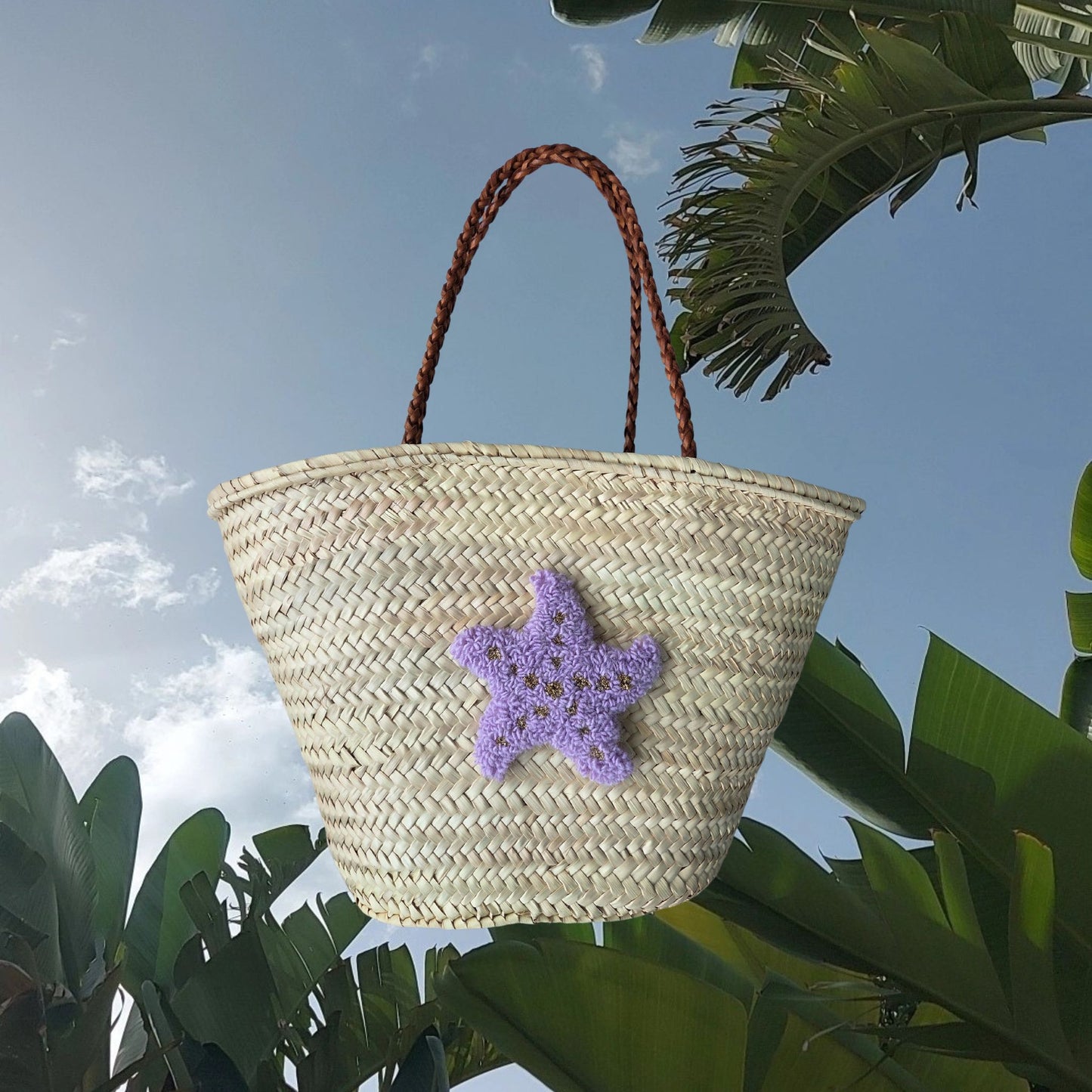 Strandtasche "SEESTERN" in flieder