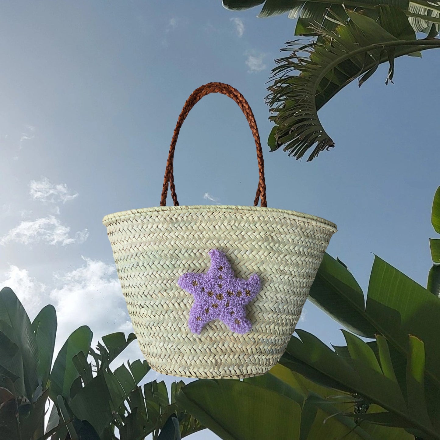 Strandtasche "SEESTERN" in flieder