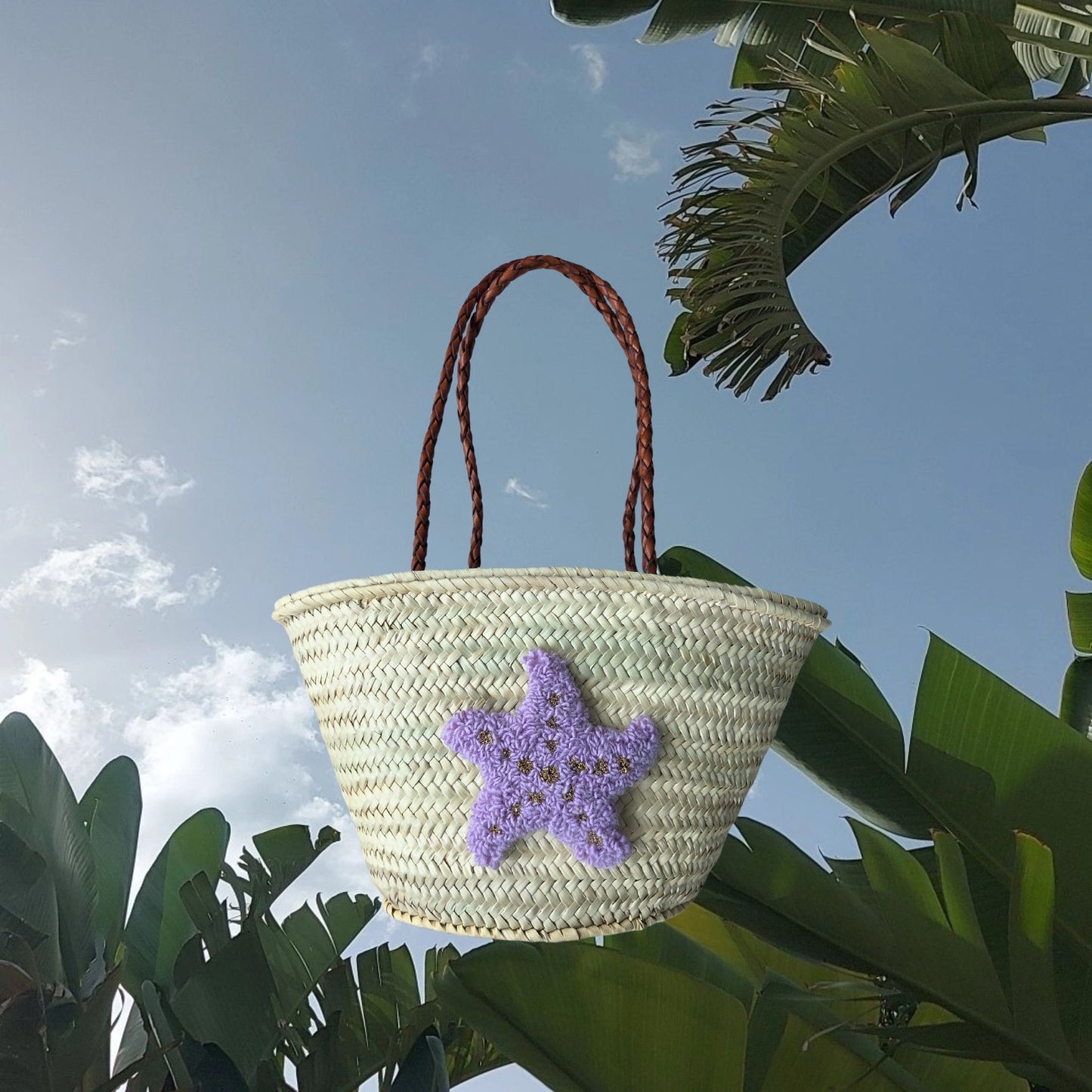 Strandtasche "SEESTERN" in flieder