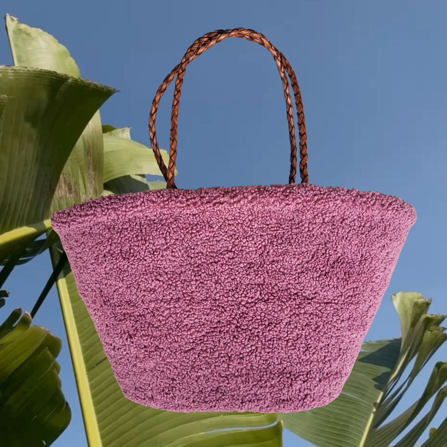Teddy Shopper Damen in Large und Farbe mauve