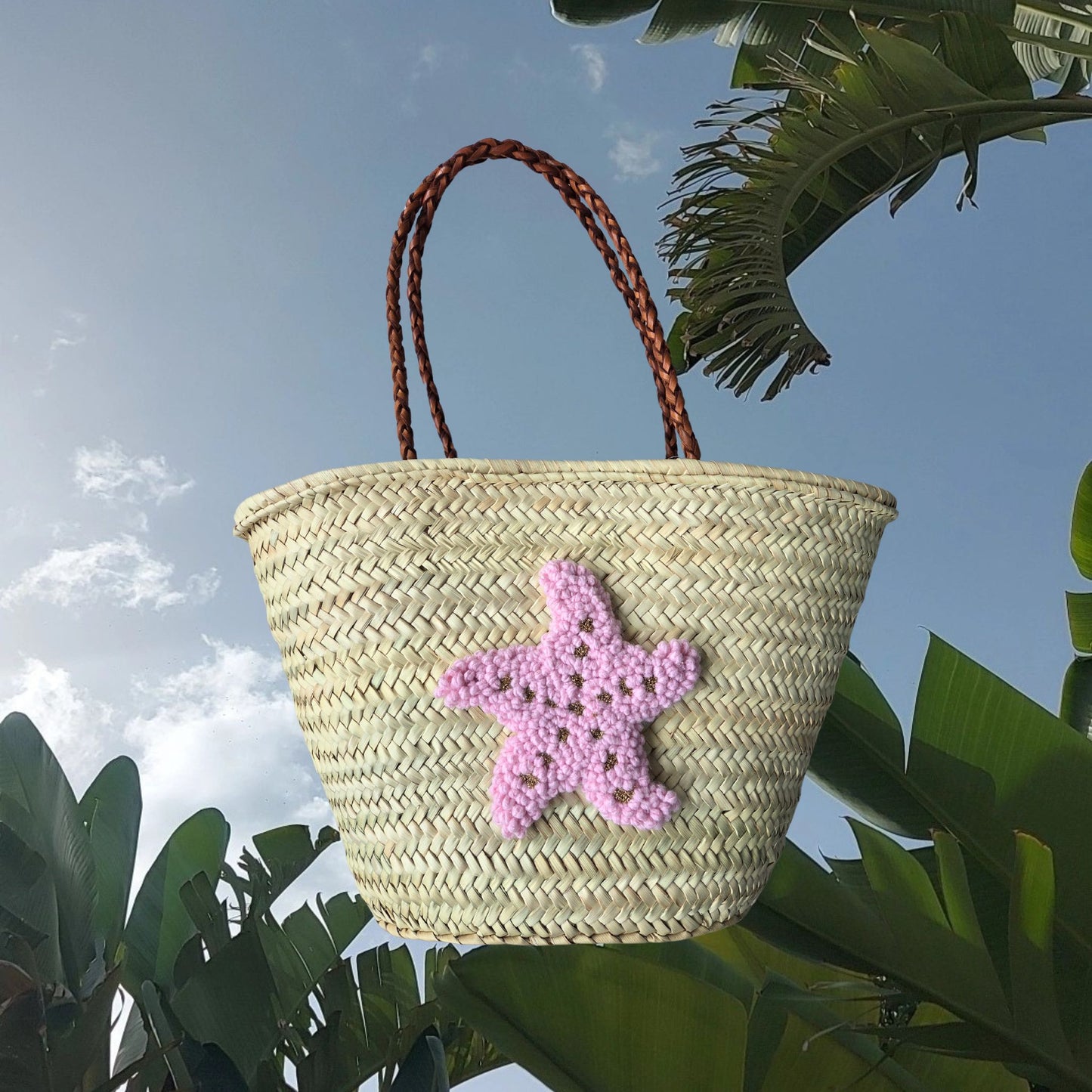 Strandtasche "SEESTERN" in rosa