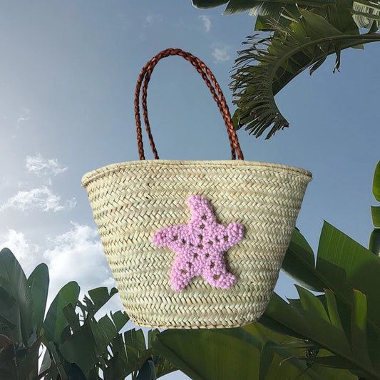 Strandtasche "SEESTERN" in rosa