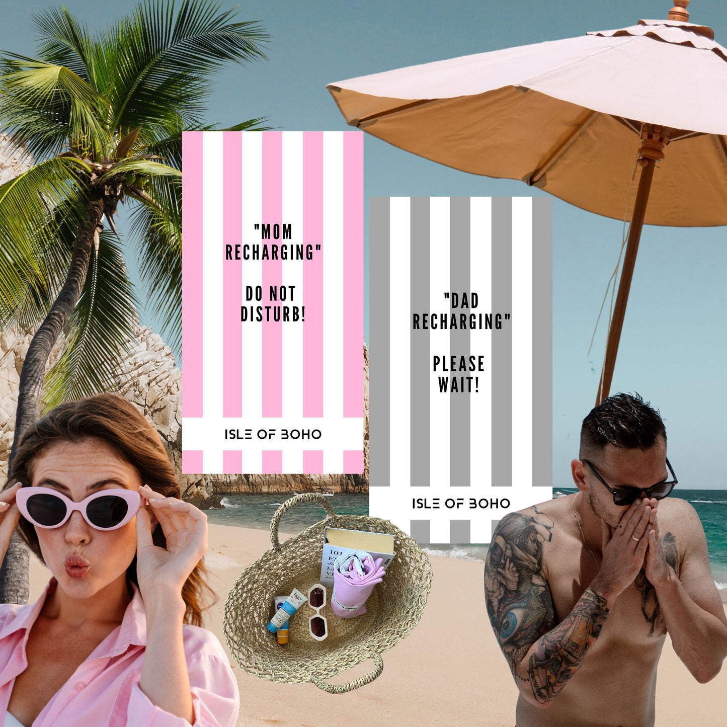 BEACH TOWEL for ''PARENTS"
