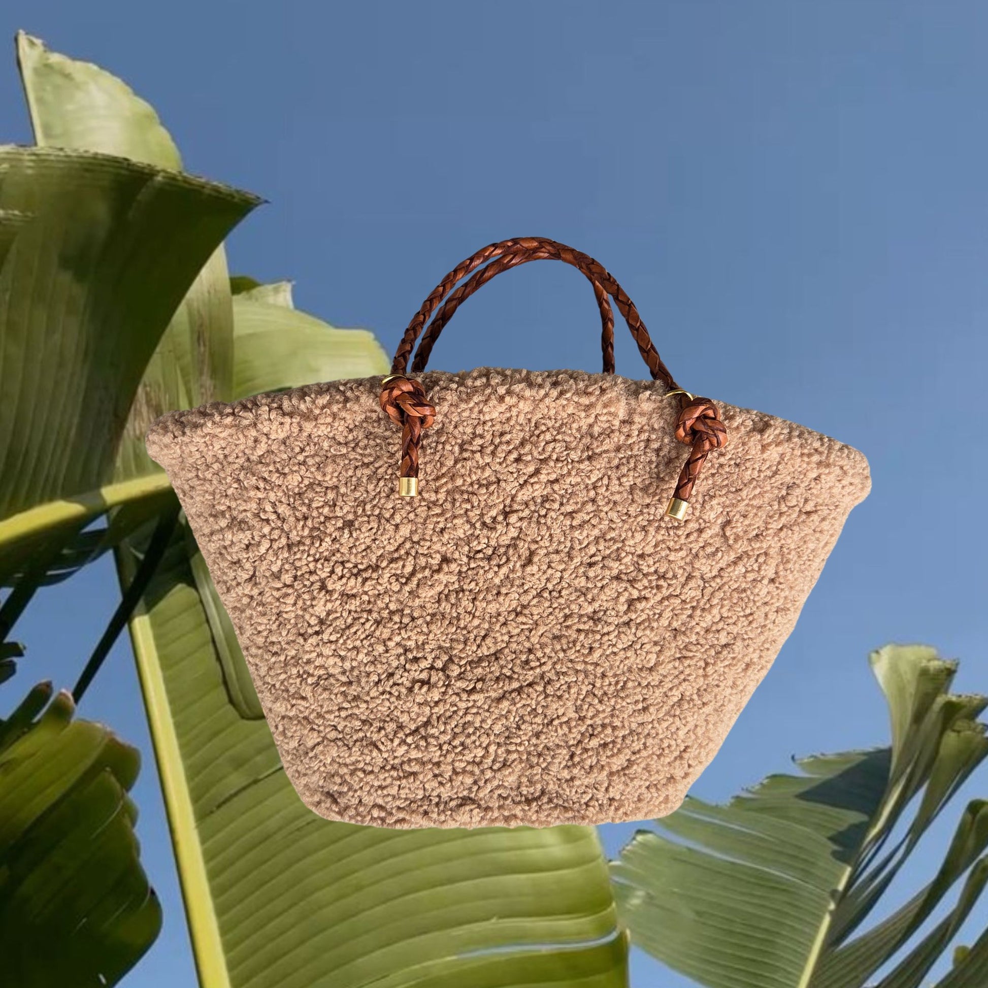 Teddy Tasche beige 